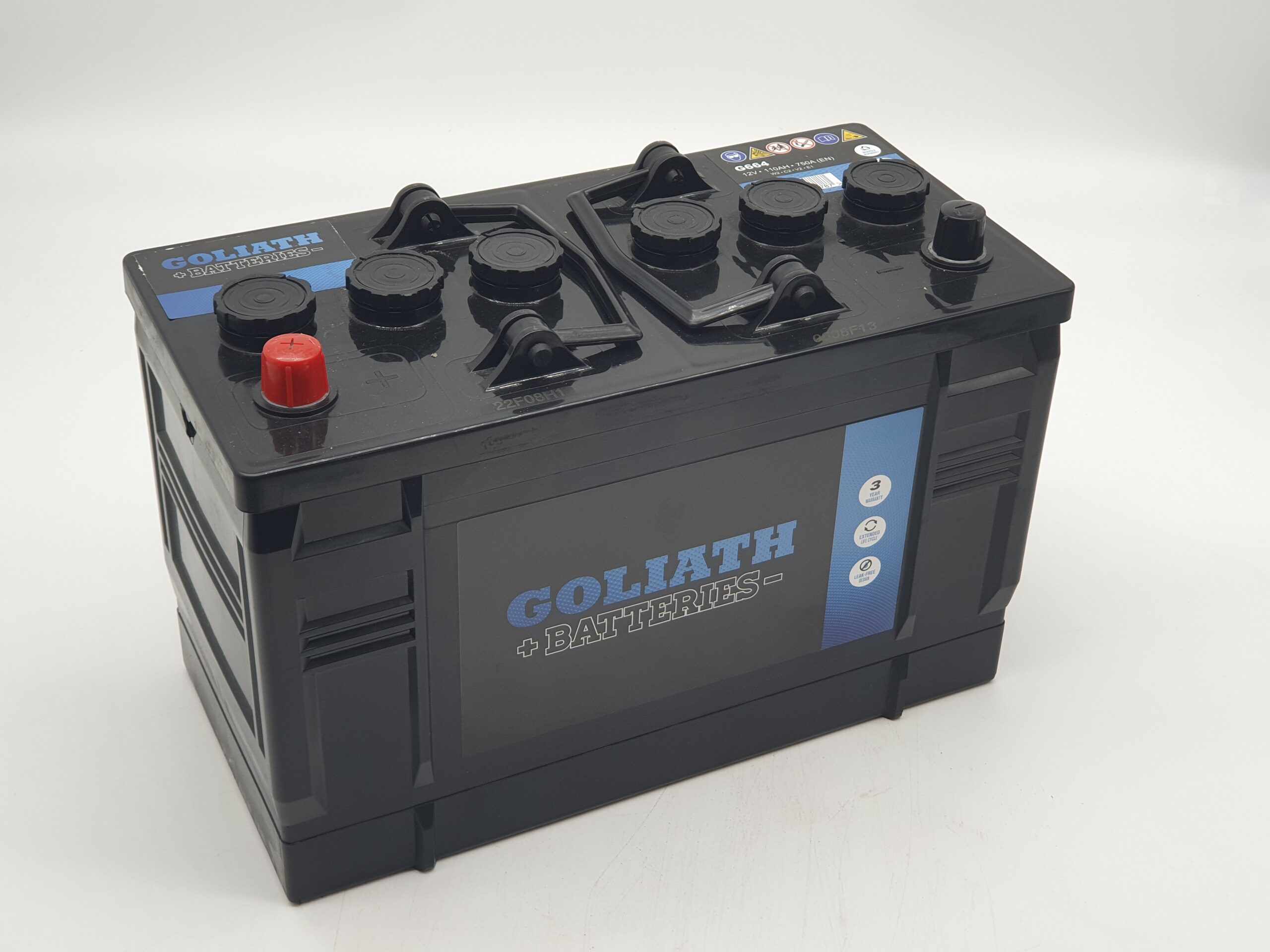 Goliath G664 – 664 110Ah 750A Battery – 3 Year Warranty