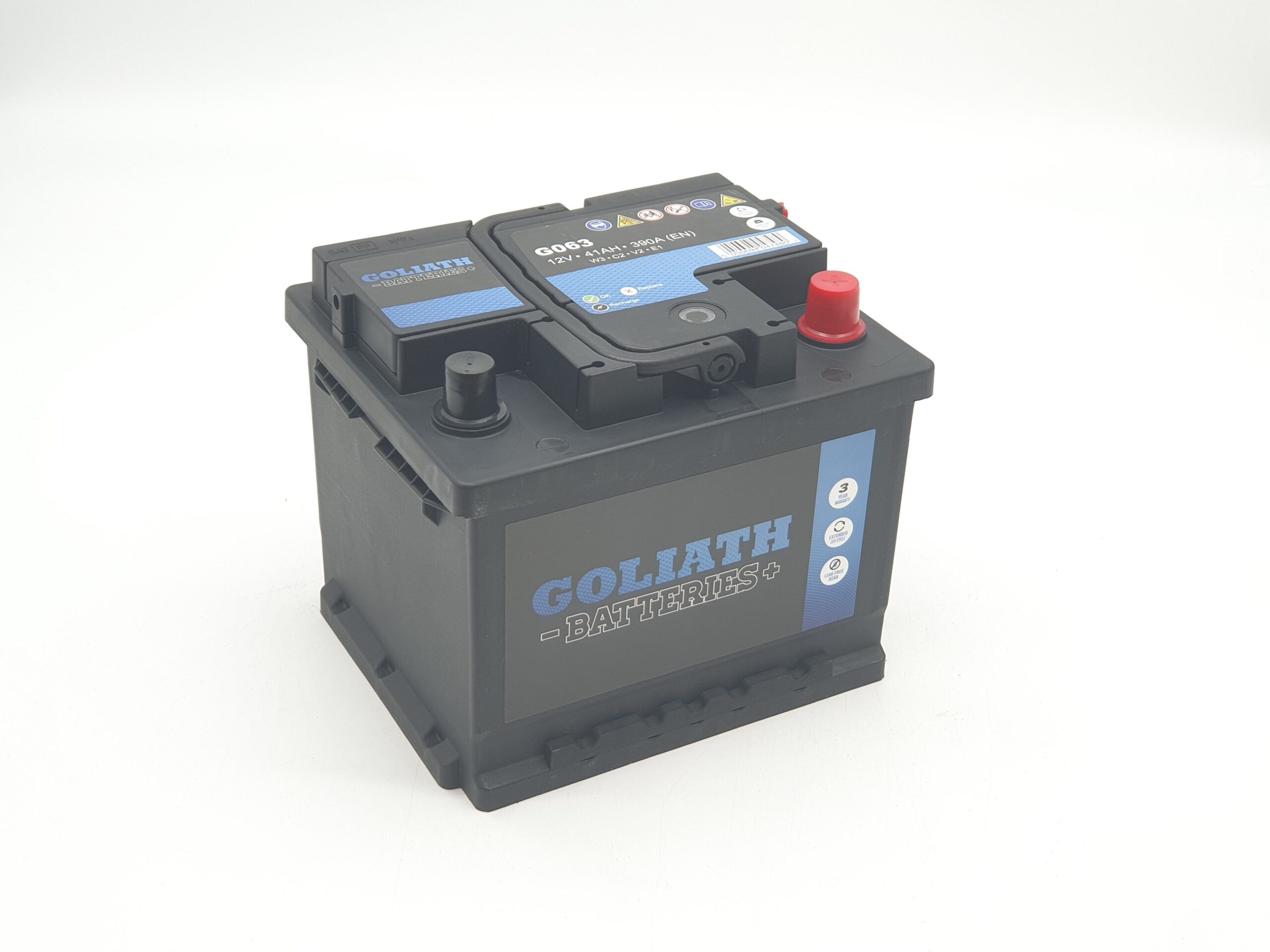 Goliath G063 – 063 41Ah 390A Battery – 3 Year Warranty