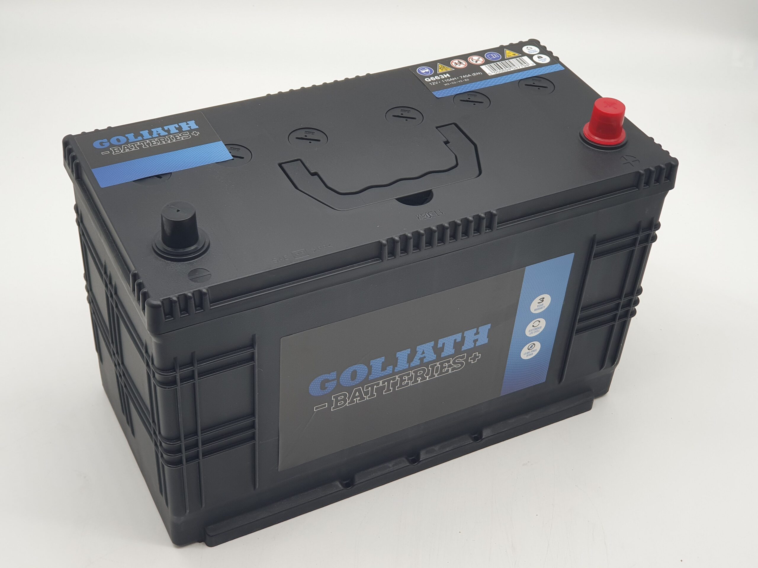 Goliath G663H – 663H 110Ah 740A Battery – 3 Year Warranty