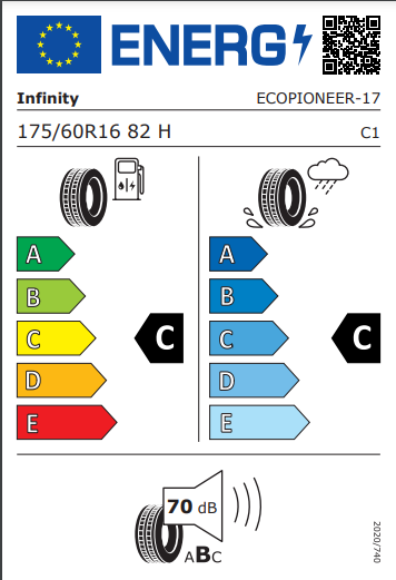 Infinity 175 60 16 82H Eco Pioneer tyre